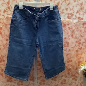 Christopher & Banks Classic Blue Capris